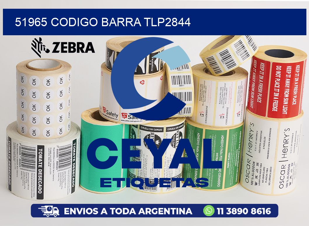 51965 CODIGO BARRA TLP2844
