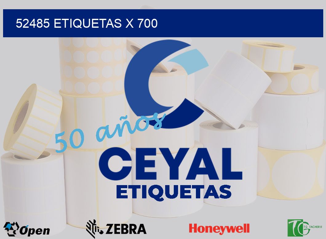 52485 Etiquetas x 700