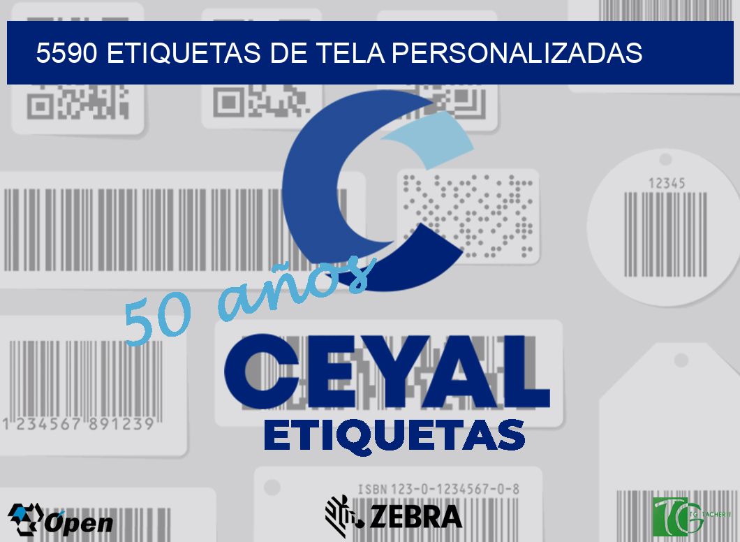 5590 ETIQUETAS DE TELA PERSONALIZADAS