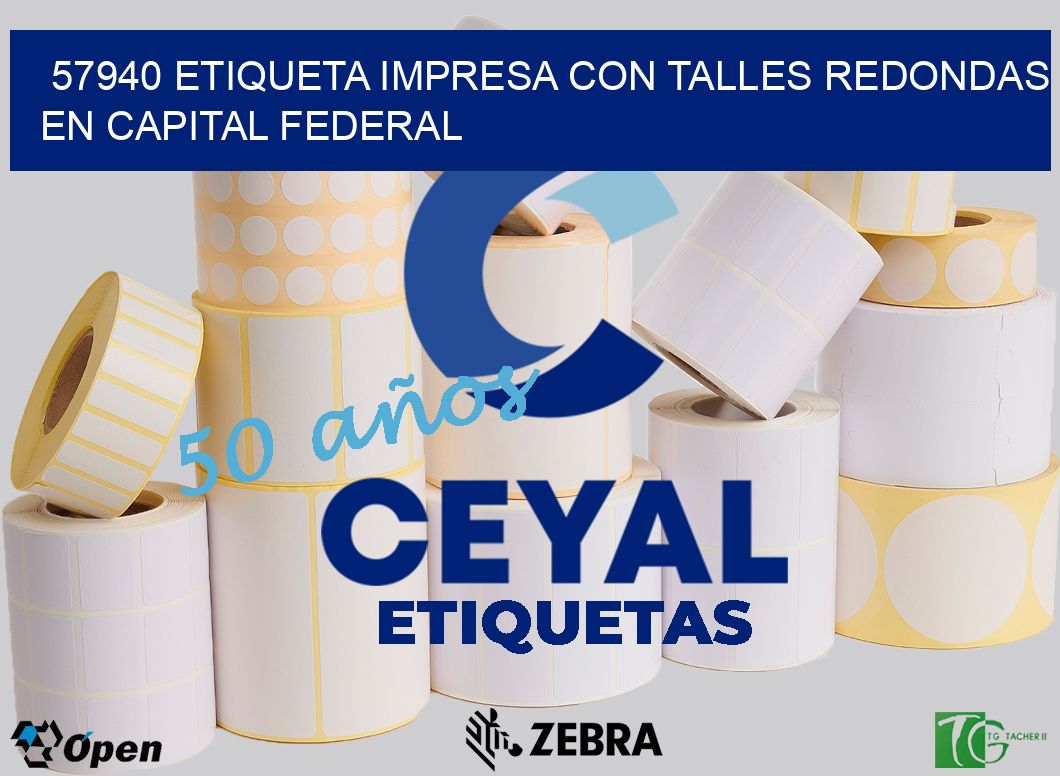 57940 ETIQUETA IMPRESA CON TALLES REDONDAS EN CAPITAL FEDERAL