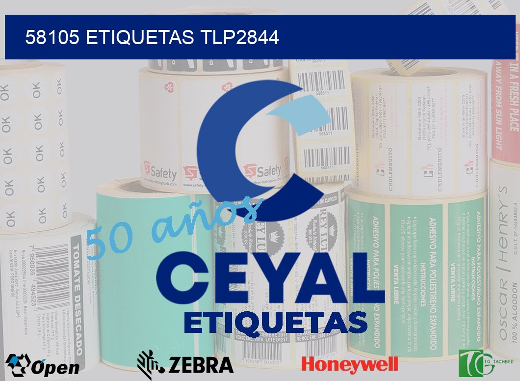 58105 ETIQUETAS TLP2844