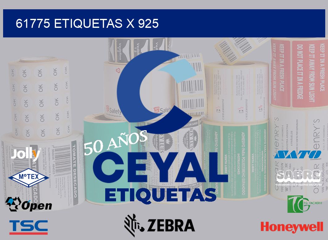 61775 Etiquetas x 925