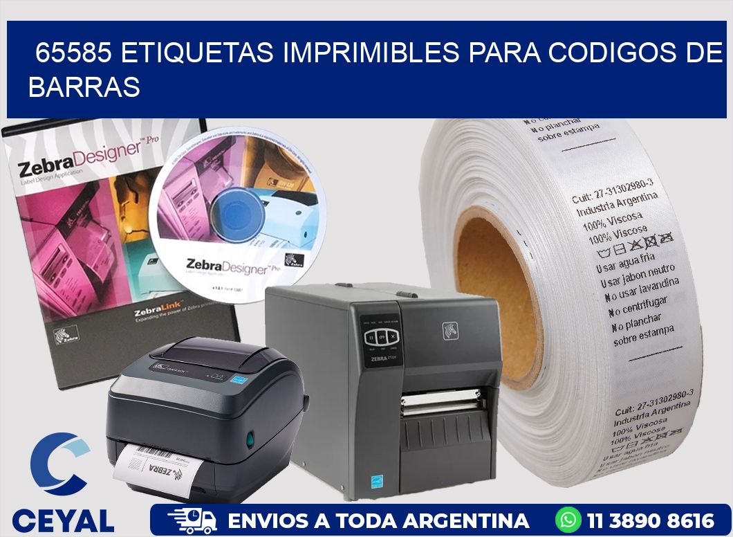 65585 ETIQUETAS IMPRIMIBLES PARA CODIGOS DE BARRAS