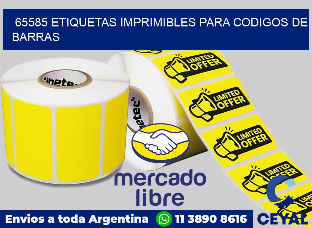 65585 ETIQUETAS IMPRIMIBLES PARA CODIGOS DE BARRAS