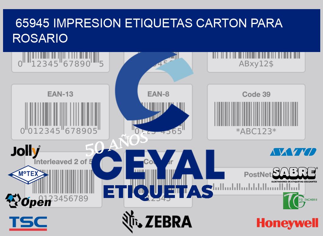 65945 IMPRESION ETIQUETAS CARTON PARA ROSARIO