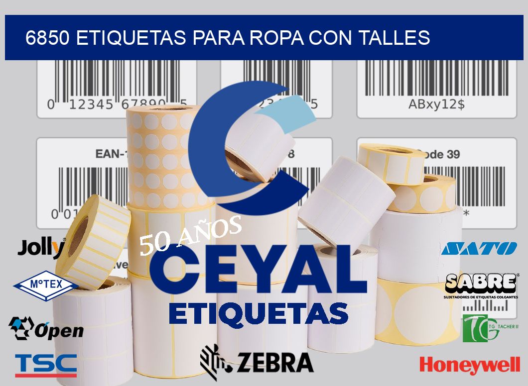 6850 ETIQUETAS PARA ROPA CON TALLES