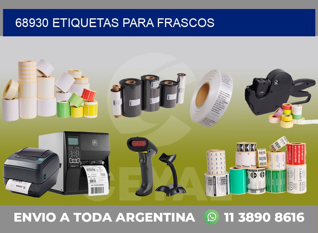 68930 ETIQUETAS PARA FRASCOS