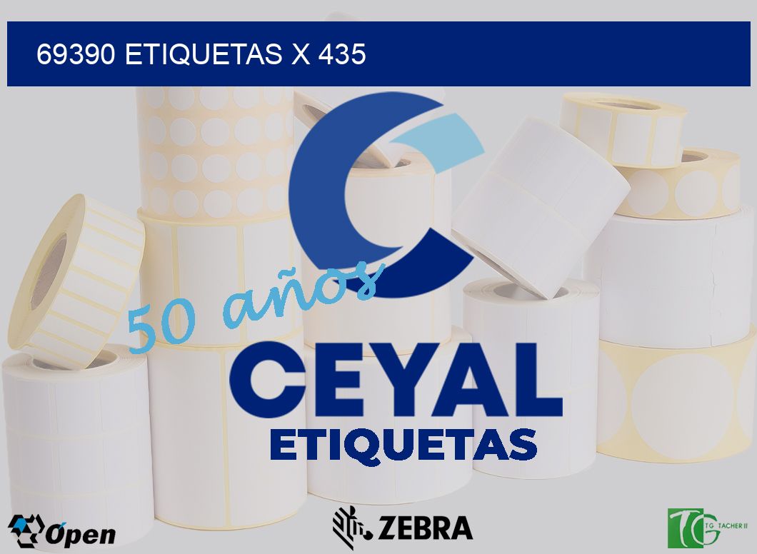 69390 Etiquetas x 435