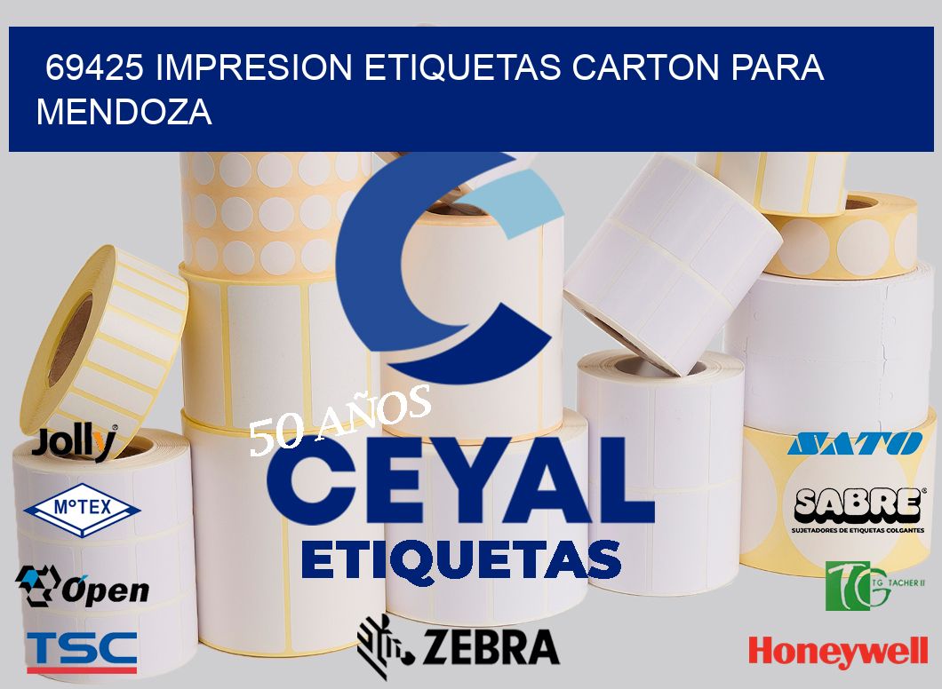 69425 IMPRESION ETIQUETAS CARTON PARA MENDOZA