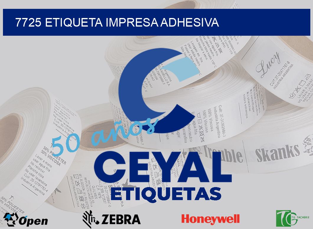 7725 ETIQUETA IMPRESA ADHESIVA