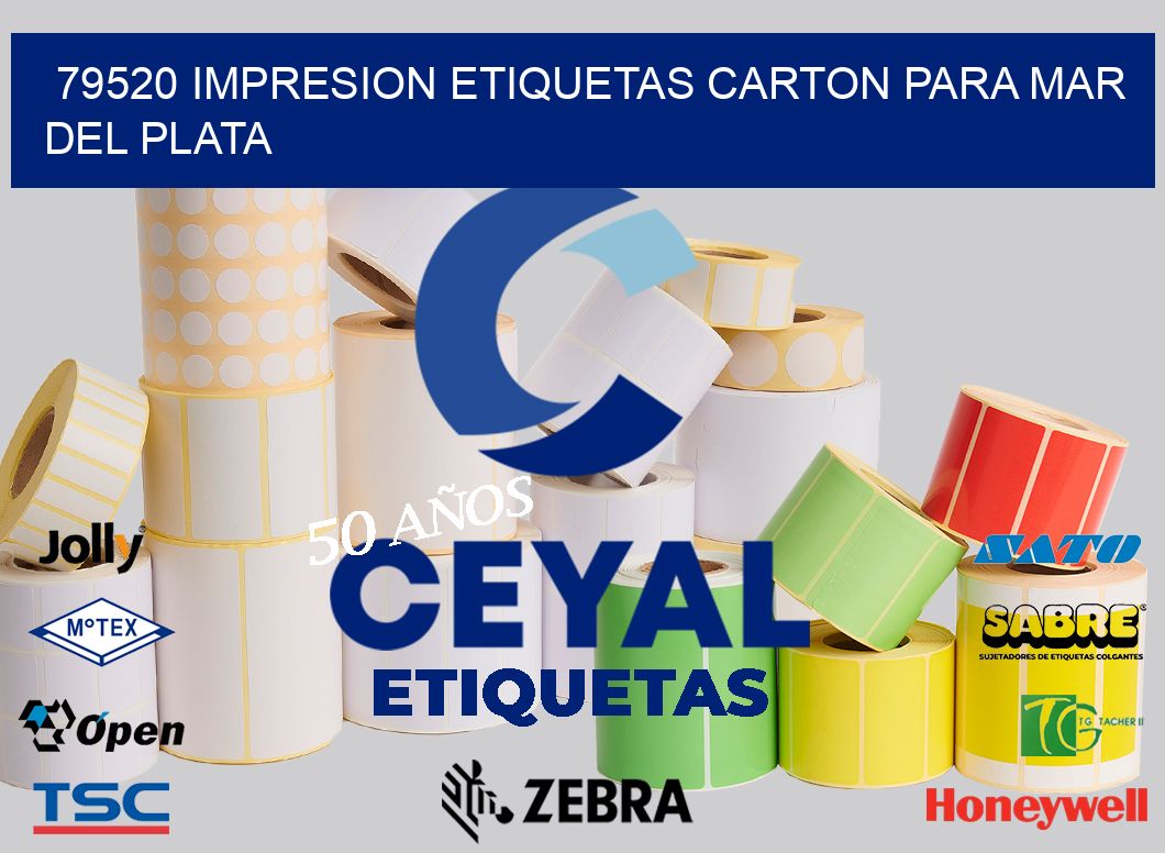 79520 IMPRESION ETIQUETAS CARTON PARA MAR DEL PLATA