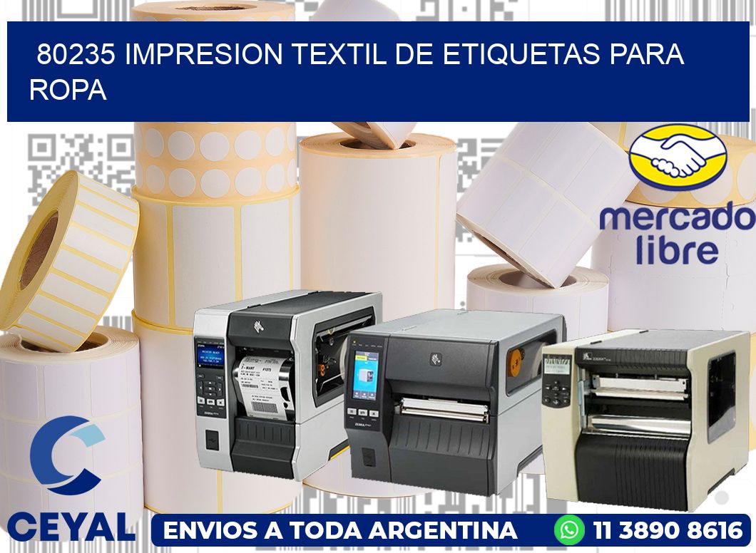 80235 IMPRESION TEXTIL DE ETIQUETAS PARA ROPA