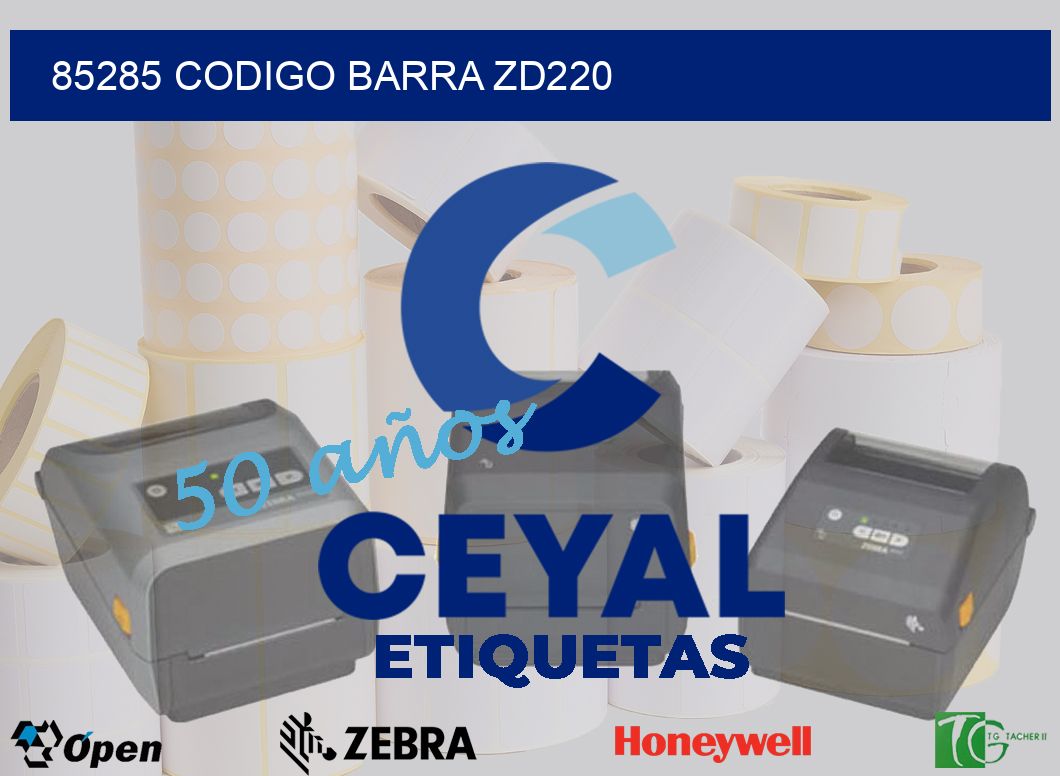85285 CODIGO BARRA ZD220