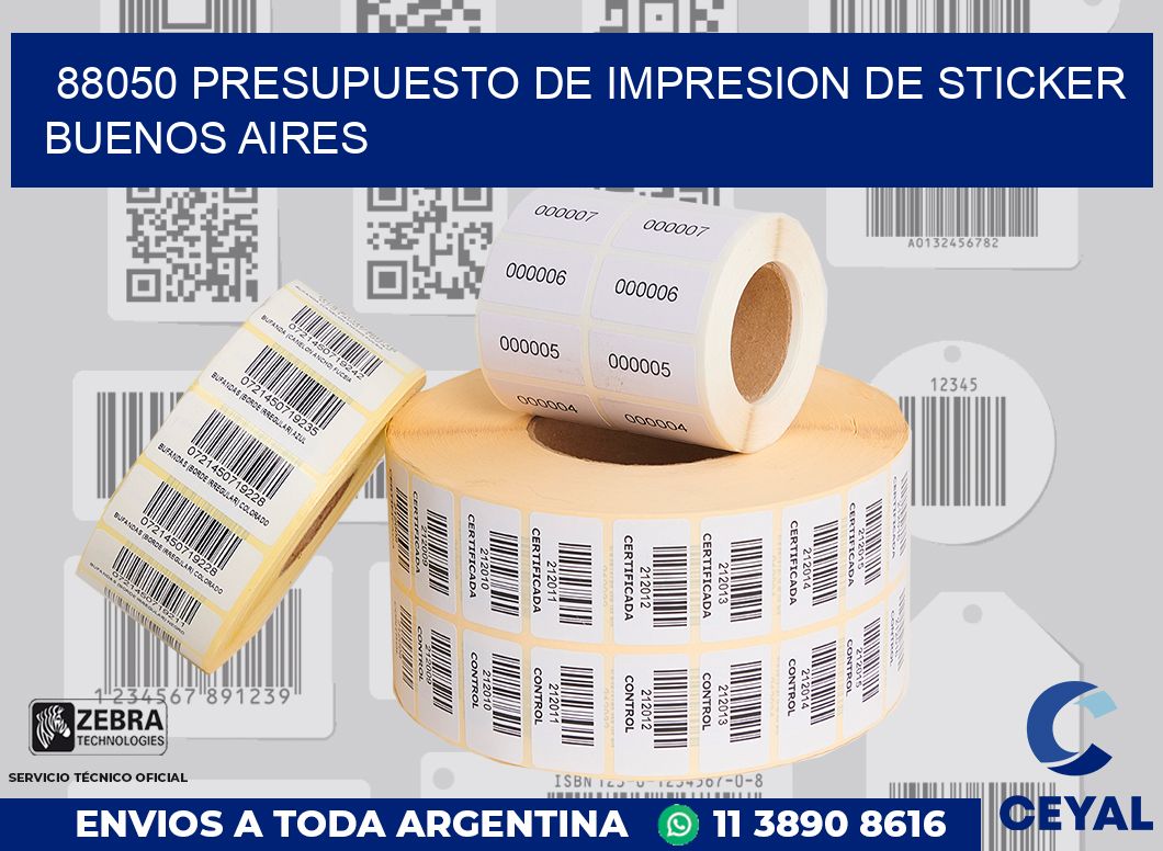 88050 PRESUPUESTO DE IMPRESION DE STICKER BUENOS AIRES
