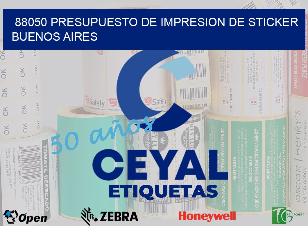 88050 PRESUPUESTO DE IMPRESION DE STICKER BUENOS AIRES