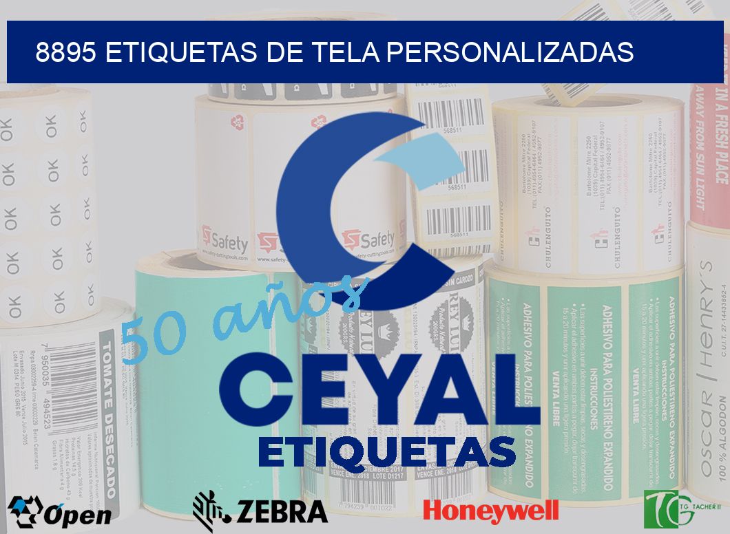 8895 ETIQUETAS DE TELA PERSONALIZADAS