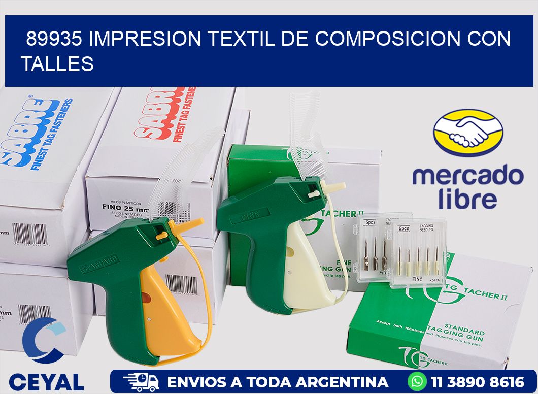 89935 IMPRESION TEXTIL DE COMPOSICION CON TALLES