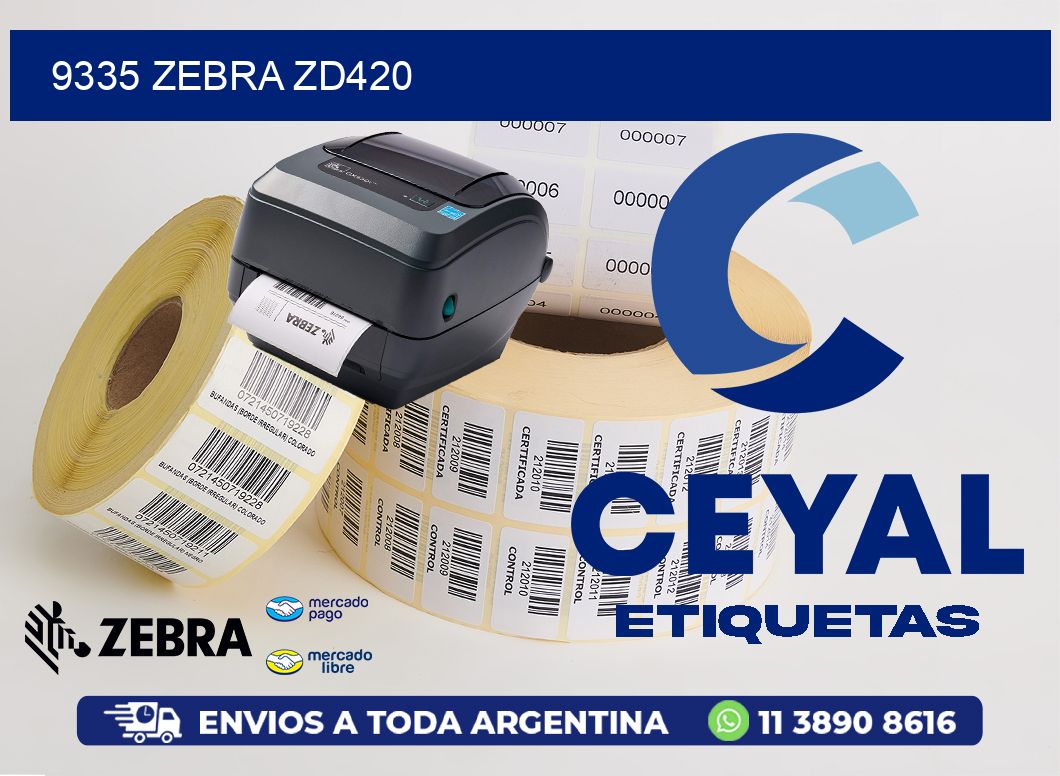 9335 ZEBRA ZD420