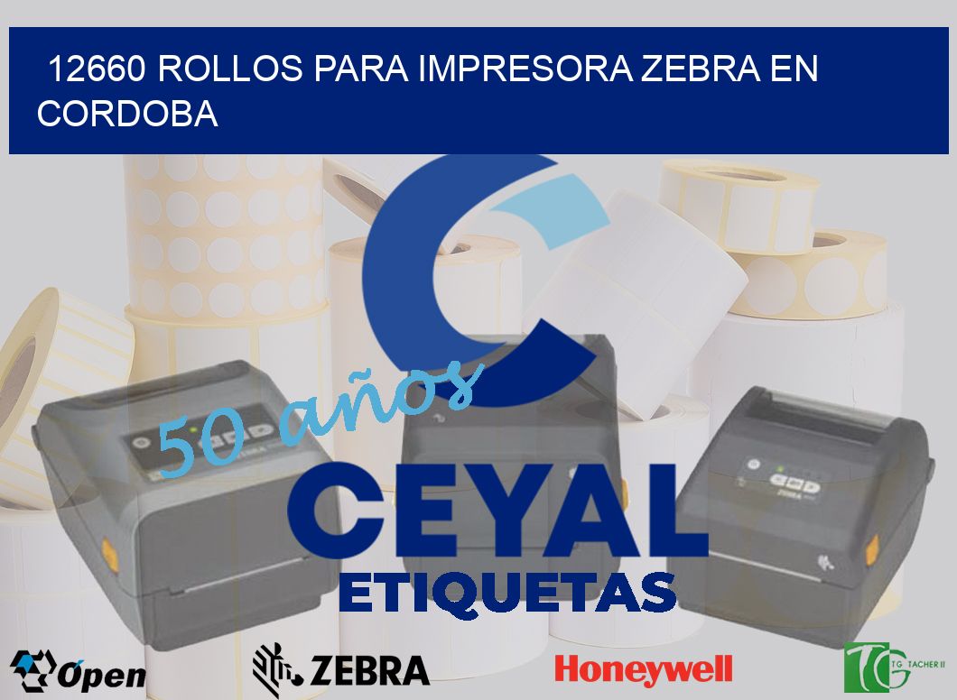 12660 ROLLOS PARA IMPRESORA ZEBRA EN CORDOBA