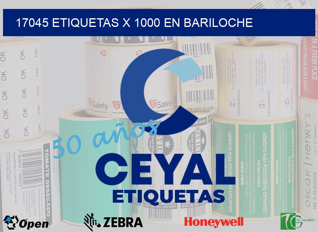 17045 ETIQUETAS X 1000 EN BARILOCHE