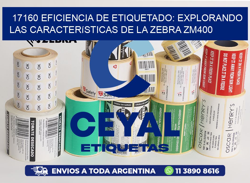 17160 Eficiencia de Etiquetado: Explorando las Características de la Zebra ZM400