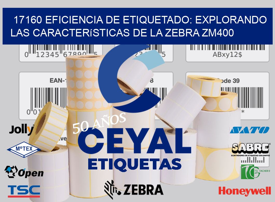 17160 Eficiencia de Etiquetado: Explorando las Características de la Zebra ZM400