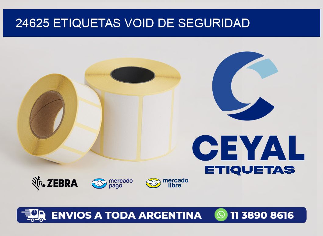 24625 etiquetas void de seguridad