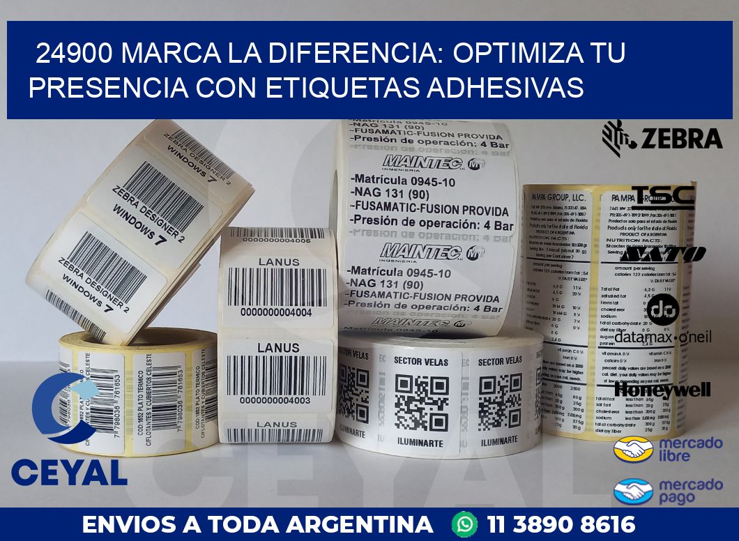 24900 MARCA LA DIFERENCIA: OPTIMIZA TU PRESENCIA CON ETIQUETAS ADHESIVAS