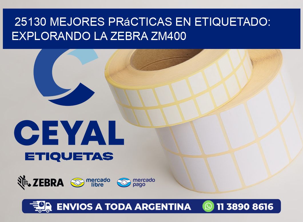 25130 Mejores Prácticas en Etiquetado: Explorando la Zebra ZM400