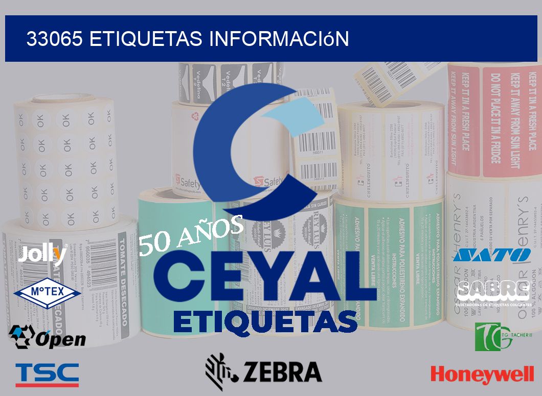 33065 etiquetas Información