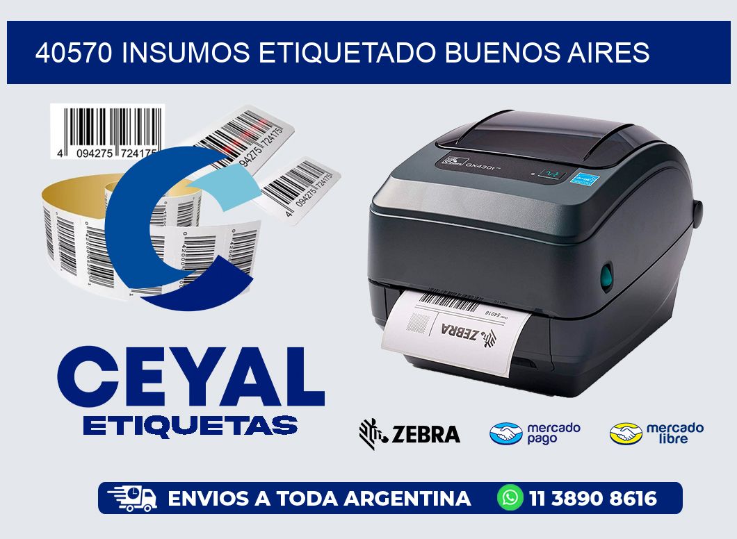 40570 INSUMOS ETIQUETADO BUENOS AIRES