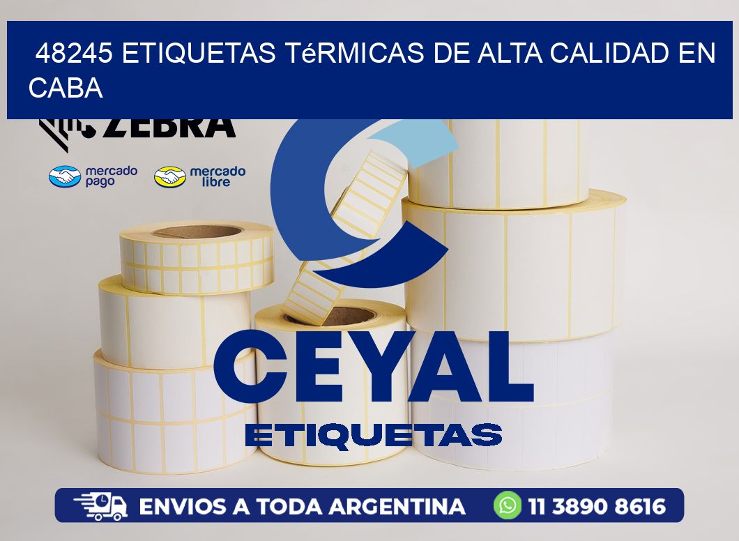 48245 Etiquetas Térmicas de Alta Calidad en CABA