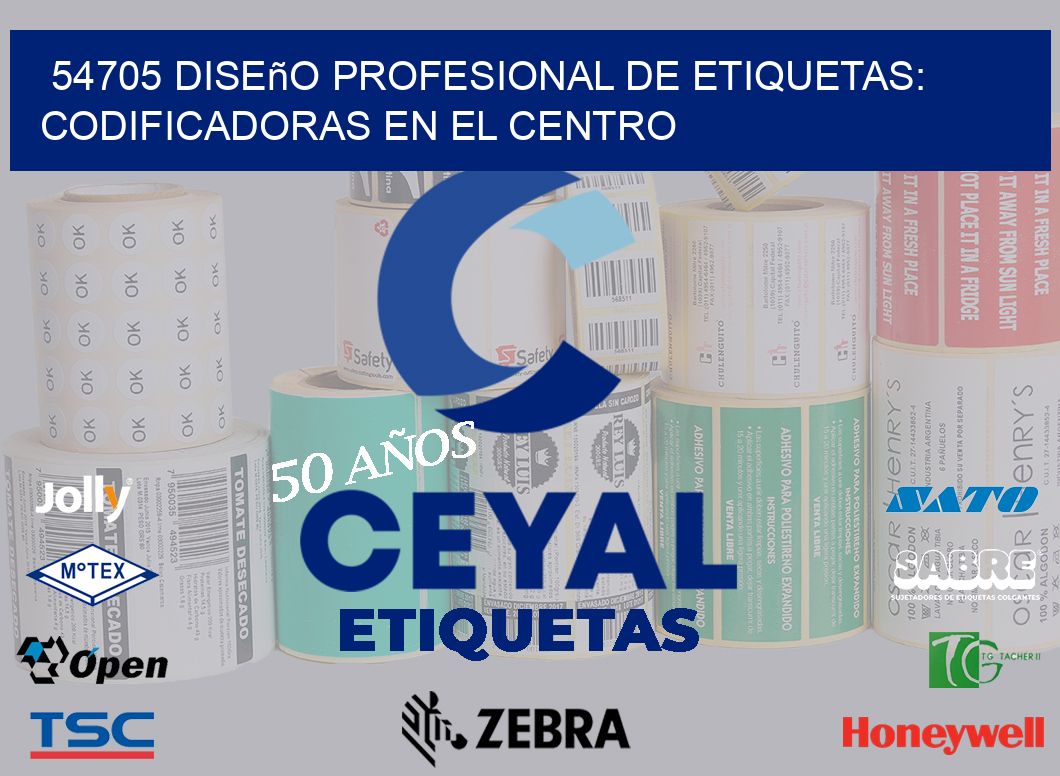 54705 Diseño Profesional de Etiquetas: Codificadoras en el Centro