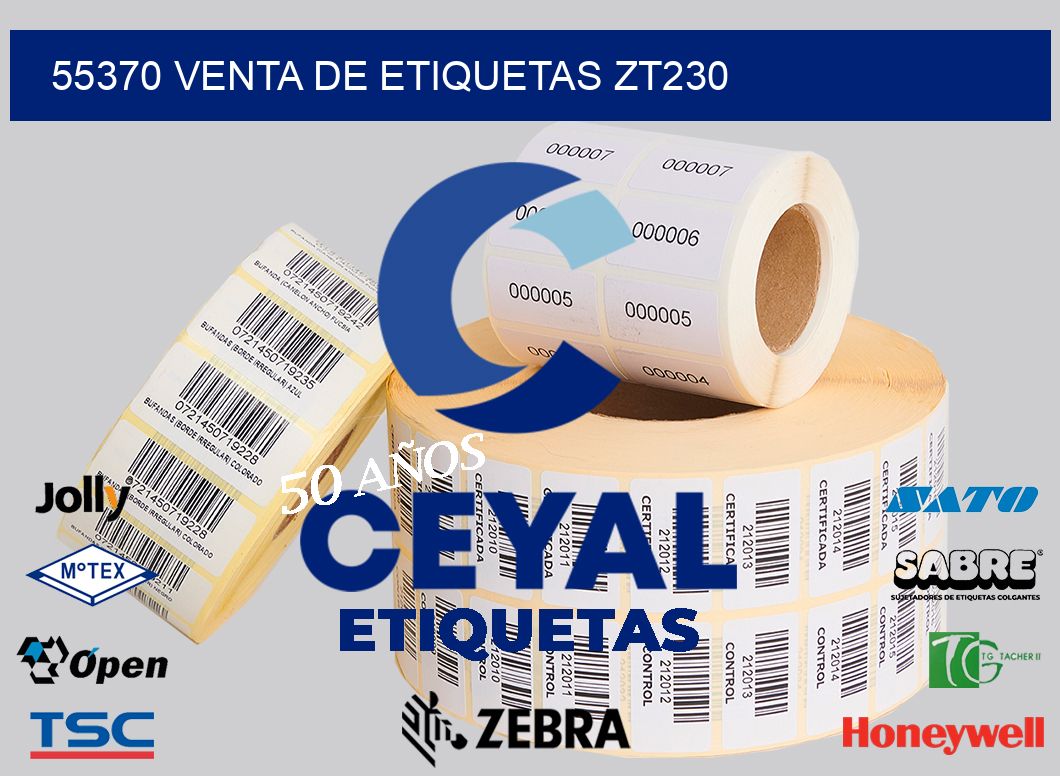 55370 VENTA DE ETIQUETAS ZT230