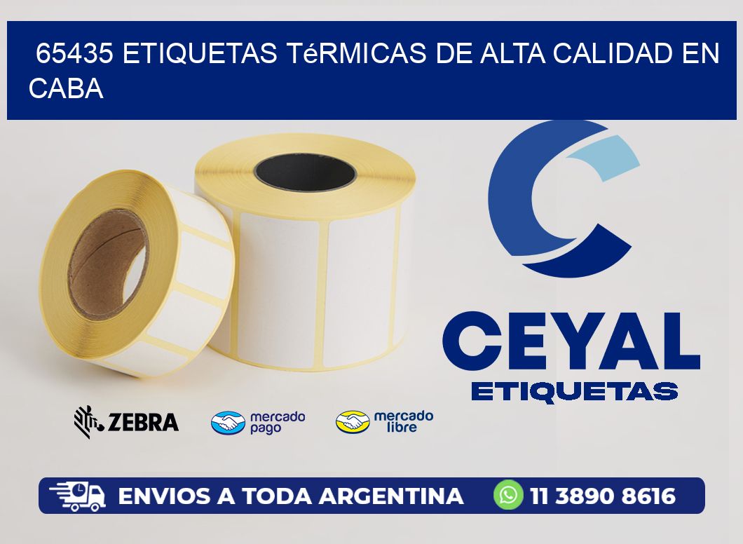 65435 Etiquetas Térmicas de Alta Calidad en CABA