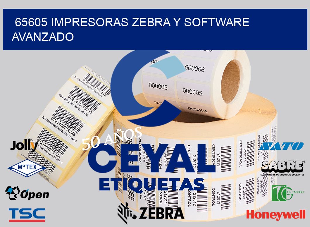 65605 Impresoras Zebra y Software Avanzado