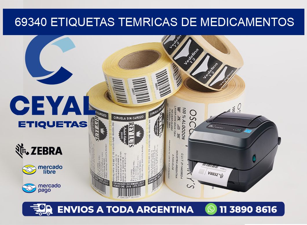 69340 etiquetas temricas de medicamentos