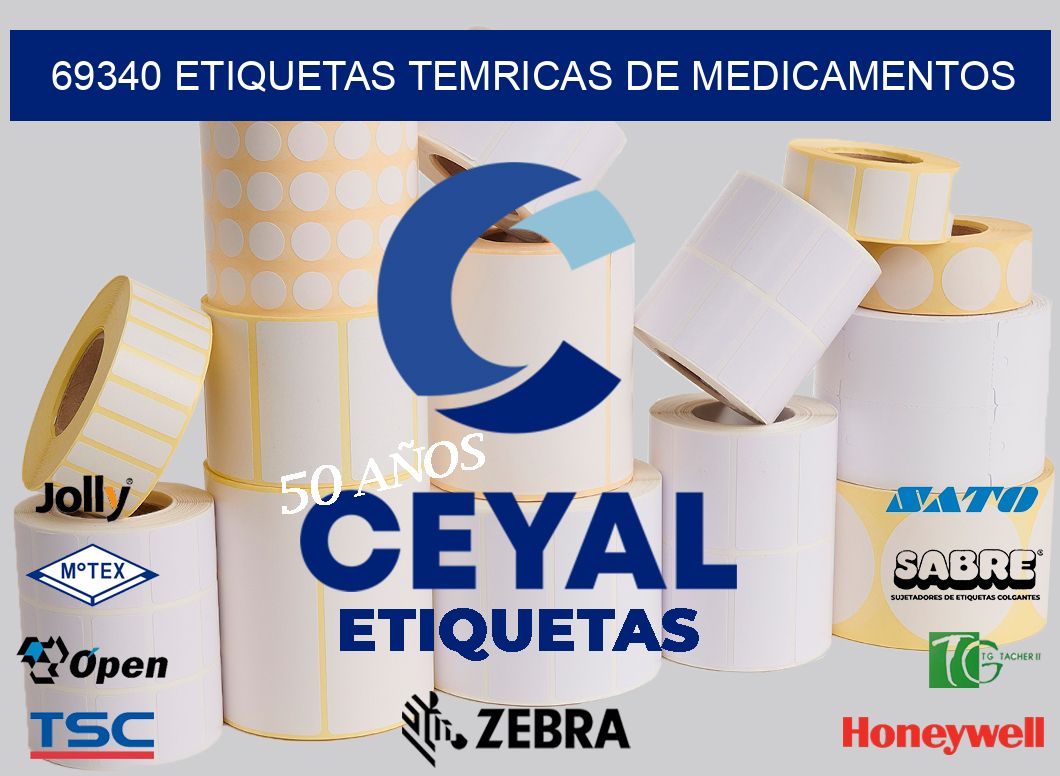69340 etiquetas temricas de medicamentos