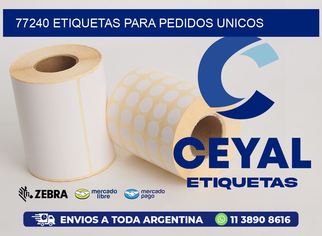 77240 ETIQUETAS PARA PEDIDOS UNICOS