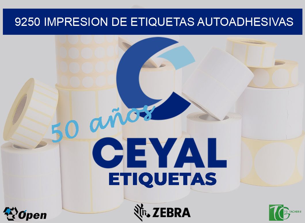 9250 IMPRESION DE ETIQUETAS AUTOADHESIVAS
