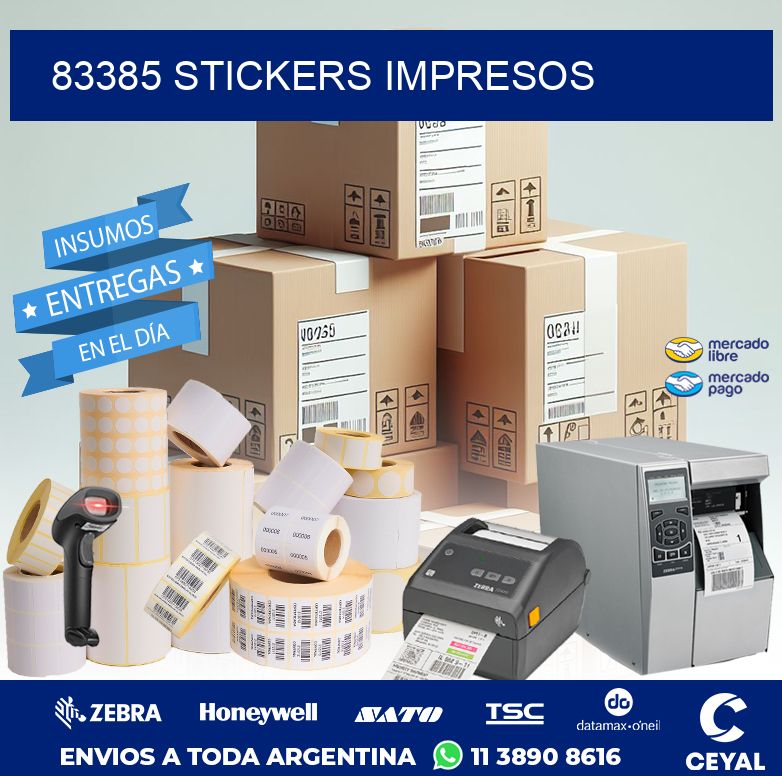 83385 STICKERS IMPRESOS