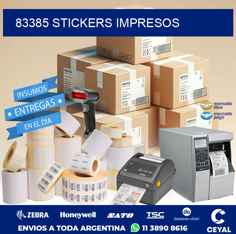 83385 STICKERS IMPRESOS