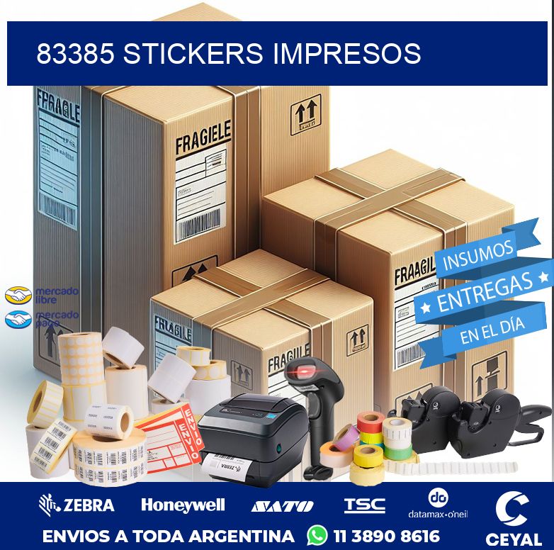 83385 STICKERS IMPRESOS