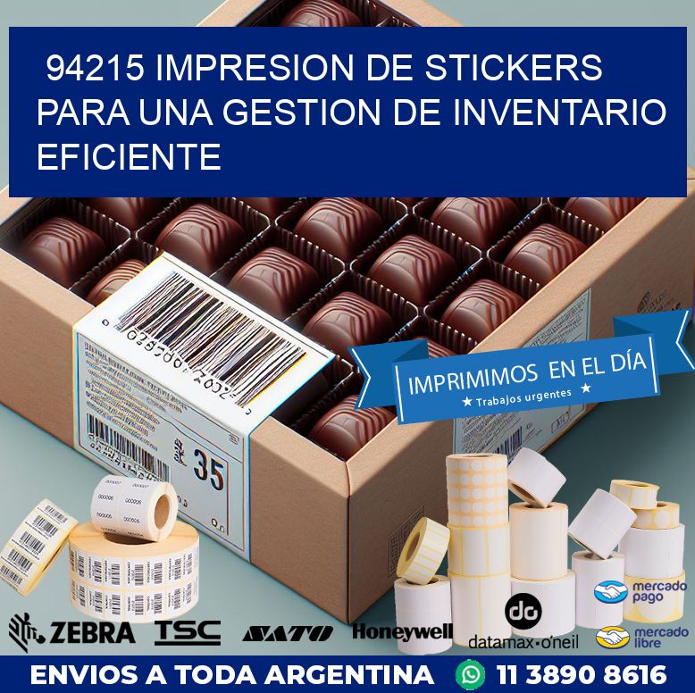 94215 IMPRESION DE STICKERS PARA UNA GESTION DE INVENTARIO EFICIENTE