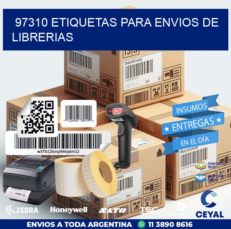 97310 ETIQUETAS PARA ENVIOS DE LIBRERIAS