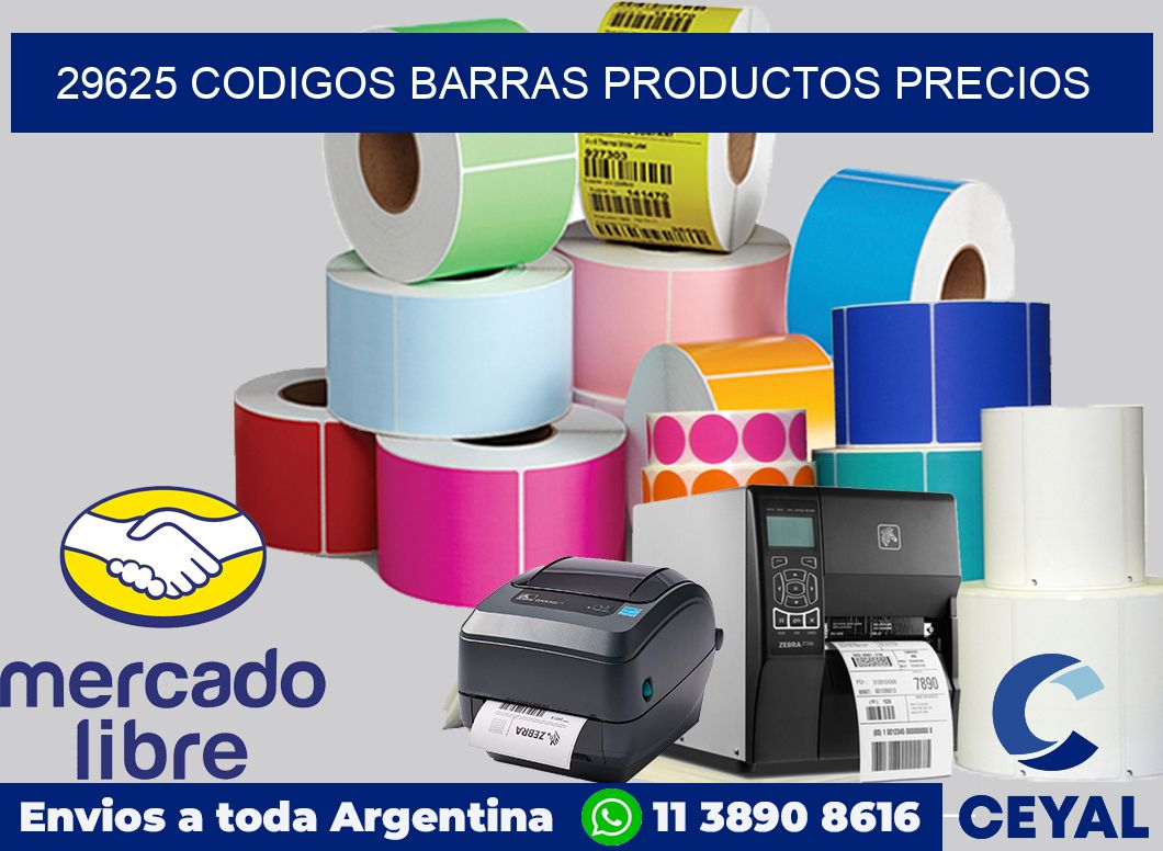 29625 CODIGOS BARRAS PRODUCTOS PRECIOS