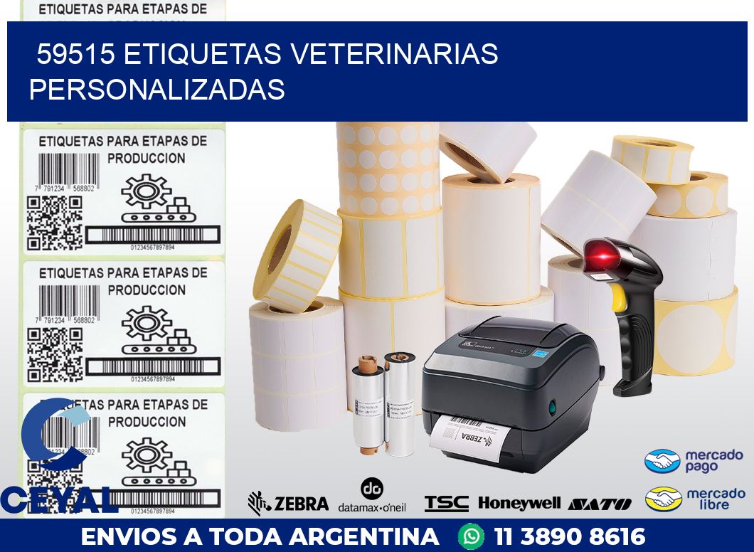 59515 ETIQUETAS VETERINARIAS PERSONALIZADAS
