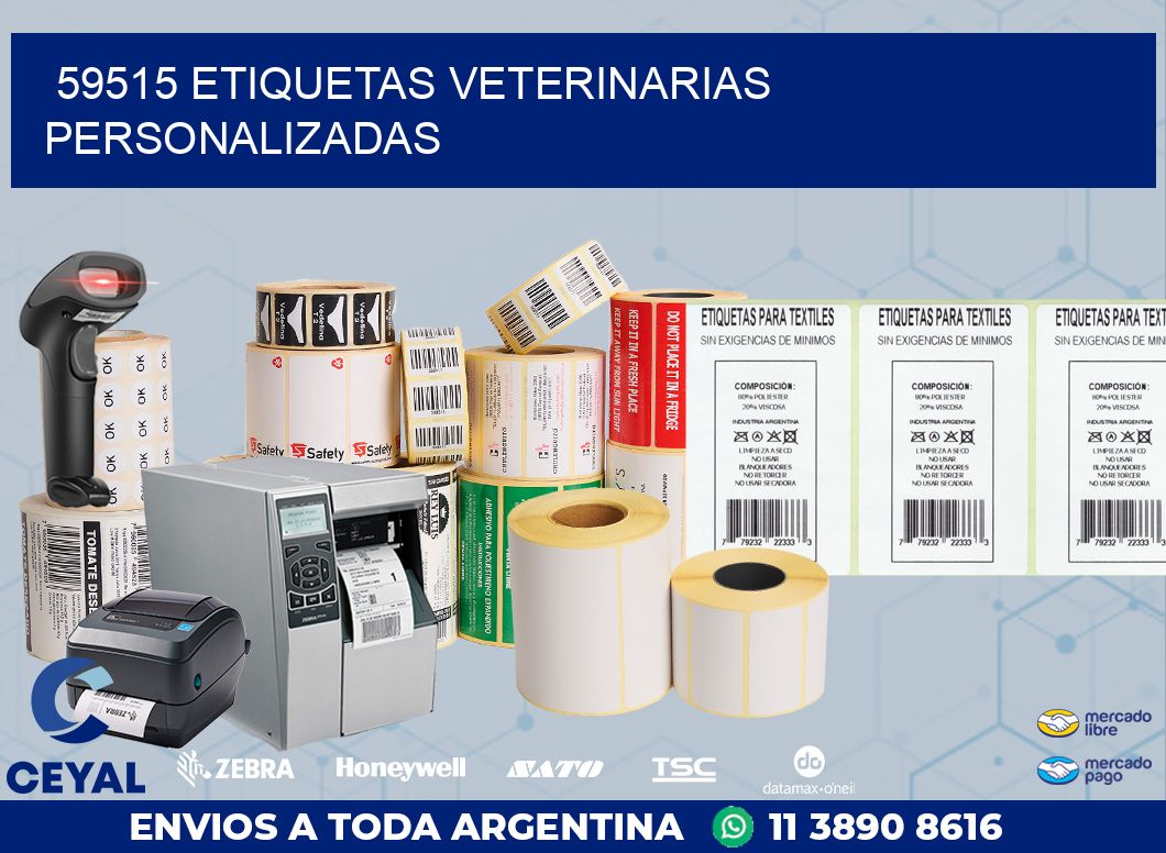 59515 ETIQUETAS VETERINARIAS PERSONALIZADAS