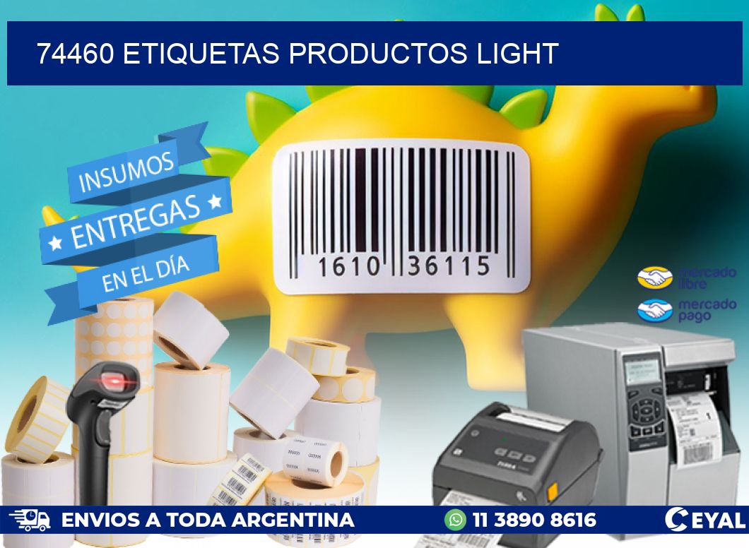 74460 Etiquetas productos light