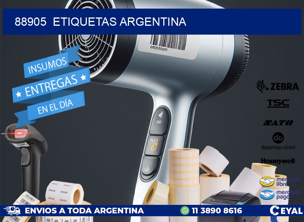 88905 etiquetas argentina